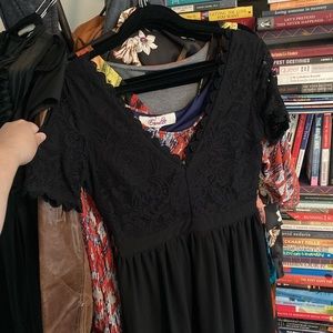 Lacy black dress
